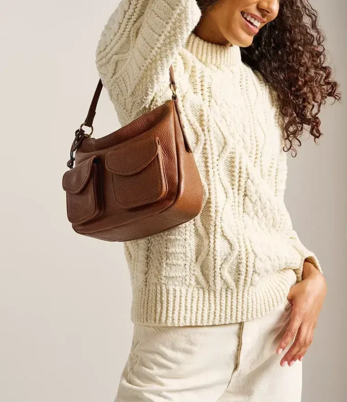 Borsa a tracolla Jolie in pelle