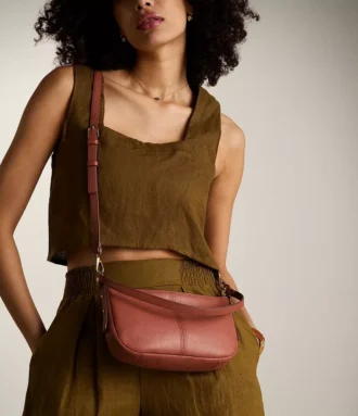 Borsa a tracolla piccola in pelle Jolie