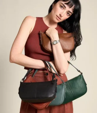Borsa a tracolla piccola in pelle Jolie