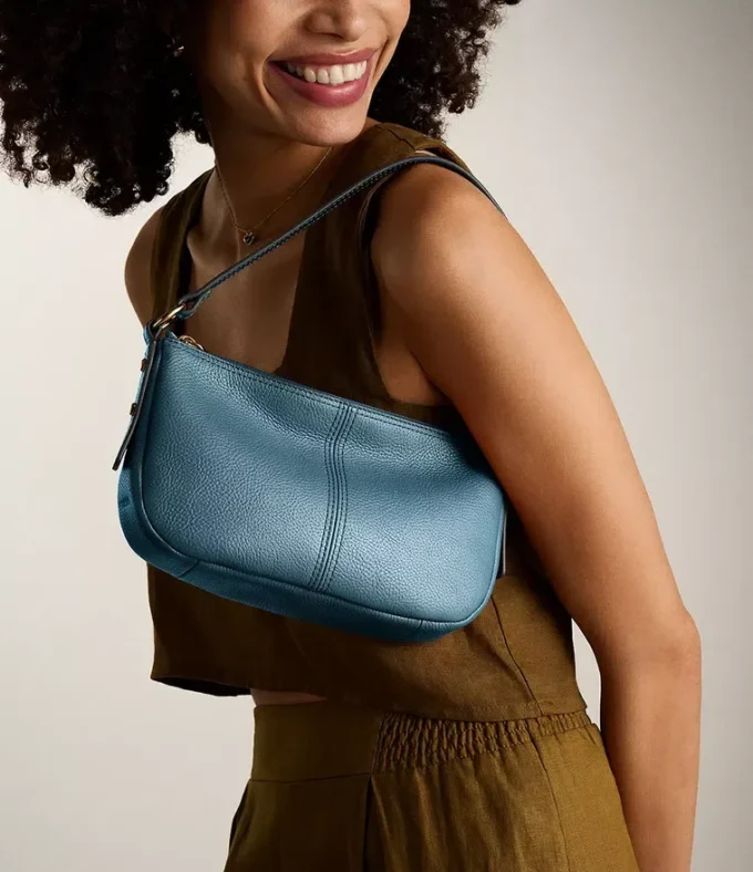 Borsa a tracolla piccola in pelle Jolie