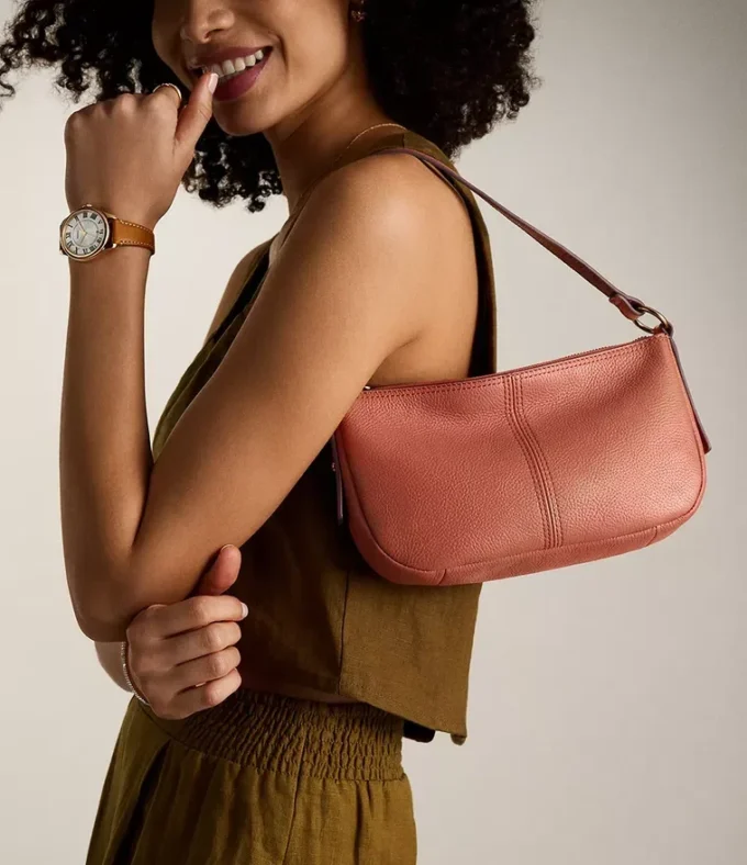 Borsa a tracolla piccola in pelle Jolie