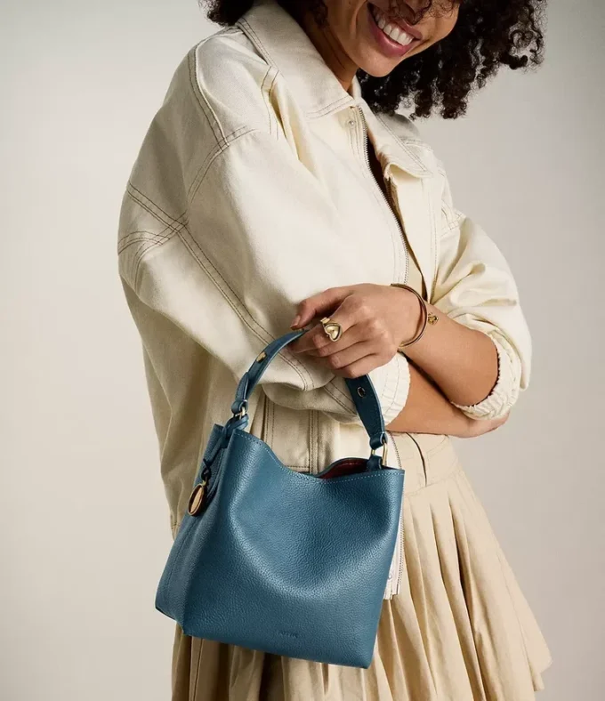 Borsa a tracolla piccola Jessie in pelle