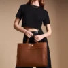 Borsa tote grande in pelle Gemma