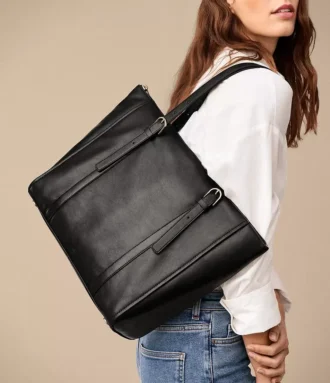 Borsa tote in pelle Carlie