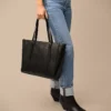 Borsa tote in pelle Carlie