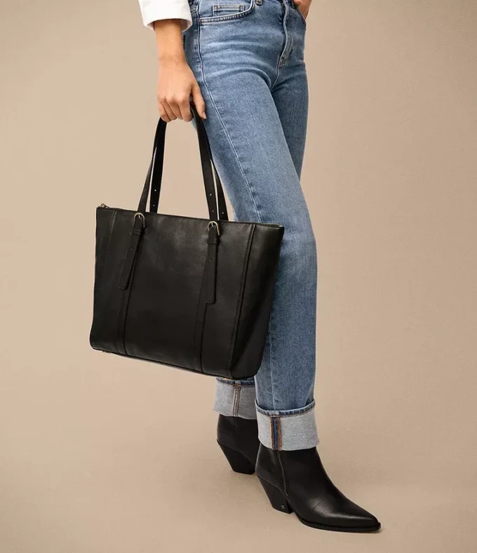 Borsa tote in pelle Carlie