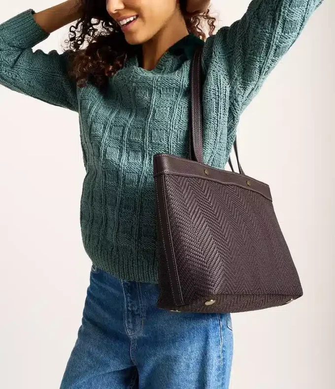 Borsa tote Jessie in tessuto