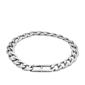 Bracciale a catena in acciaio inossidabile Heritage D-Link