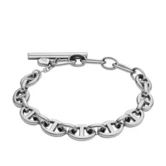 Bracciale a catena in acciaio inossidabile Heritage D-Link