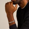 Bracciale a catena in acciaio inossidabile Heritage D-Link