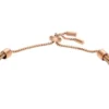 Bracciale a catena in pelle marrone
