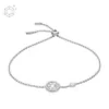 Bracciale a maglie in argento sterling con madreperla