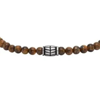 Bracciale con perline in occhio di tigre Everett
