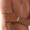 Bracciale Ellis con catena in acciaio inossidabile dorato