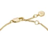 Bracciale Ellis con forme miste in ottone dorato