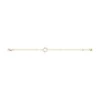 Bracciale Ellis con forme miste in ottone dorato