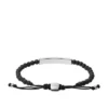 Bracciale Ellis con placca in pietra lavica