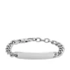 Bracciale Ellis in acciaio inossidabile con targhetta identificativa