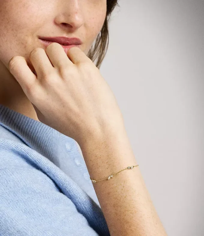 Bracciale Ellis Toi Et Moi in ottone dorato