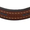 Bracciale Everett con cinturino in pelle marrone con cuciture a vista
