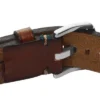 Bracciale Everett con cinturino in pelle marrone con cuciture a vista