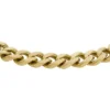 Bracciale Harlow con catena a trama lineare in acciaio inossidabile color oro