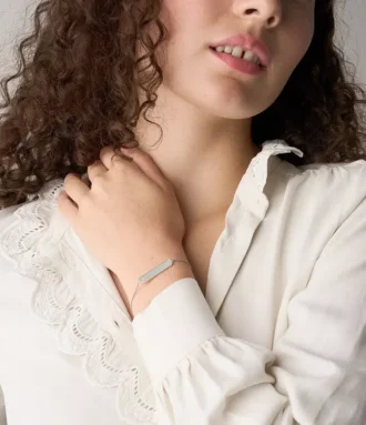 Bracciale identificativo Sadie in acciaio inossidabile