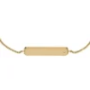 Bracciale identificativo Sadie in acciaio inossidabile dorato