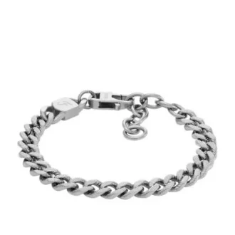 Bracciale in acciaio inossidabile con catena Harlow Linear Texture