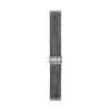 Bracciale in acciaio inossidabile fumé da 22 mm