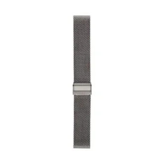 Bracciale in acciaio inossidabile fumé da 22 mm