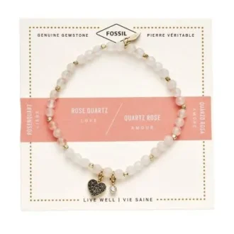 Bracciale in quarzo rosa