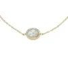 Bracciale Merrit Classic in acciaio inossidabile color oro con madreperla