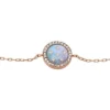 Bracciale Merrit Classic in acciaio inossidabile color oro rosa con madreperla
