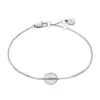 Bracciale Merrit Timeless in acciaio inossidabile color argento con madreperla