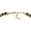 Bracciale multistrato in occhio di tigre marrone
