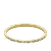Bracciale rigido Ellis Pavé Glitz in acciaio inossidabile dorato