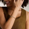 Bracciale rigido Ellis Pavé Glitz in acciaio inossidabile dorato