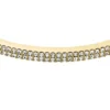 Bracciale rigido Ellis Pavé Glitz in acciaio inossidabile dorato
