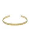 Bracciale rigido Harlow Linear Texture in acciaio inossidabile color oro