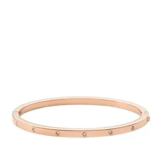 Bracciale rigido Sadie Shine Bright in acciaio inossidabile color oro rosa