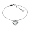 Bracciale Sutton Legacy Heart in acciaio inossidabile con catena rotante
