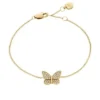 Bracciale Sutton Pavé Butterfly in acciaio inossidabile color oro