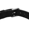 Bronson Leather Essentials Bracciale in pelle nera