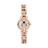 Carlie Set orologio e bracciale in acciaio inossidabile color oro rosa a tre lancette