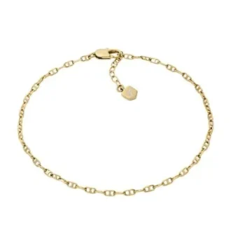 Cavigliera Heritage D-Link in ottone dorato