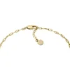 Cavigliera Heritage D-Link in ottone dorato