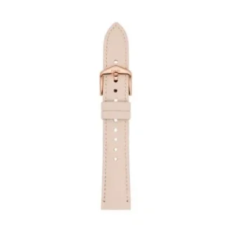 Cinturino in pelle LiteHide™ beige chiaro da 18 mm