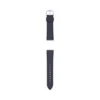 Cinturino in pelle LiteHide™ blu navy da 22 mm