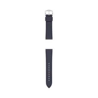 Cinturino in pelle LiteHide™ blu navy da 22 mm